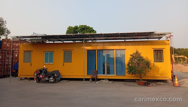 The operations office located right at CARIMEX's Nhon Trach container yard
