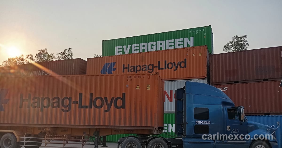 Đội xe đầu kéo container của CARIMEX phục vụ vận tải hàng hóa đường bộ toàn quốc